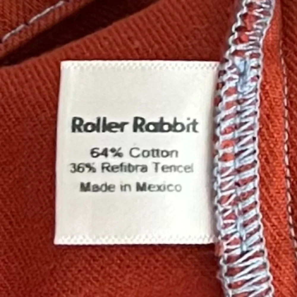 Roller Rabbit Adara Twill Point Collar Long Sleeve
Jacket in Terracotta XS‎ - Picture 14 of 15